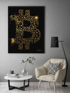 Bitcoin Gold Art Blockchain